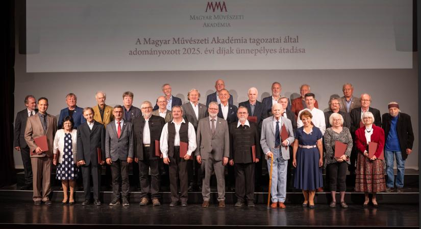 Átadták a Magyar Művészeti Akadémia tagozati díjait