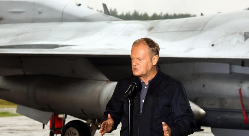 Lengyelország csak teljes NATO-támogatás esetén vállalhatná a felségvizei felett repülő orosz vadászgépek lelövését