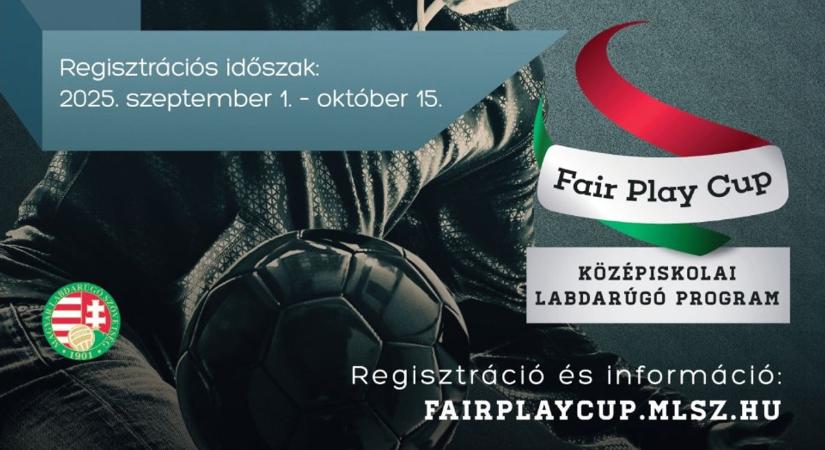 Még lehet nevezni a Fair Play Cup-ra