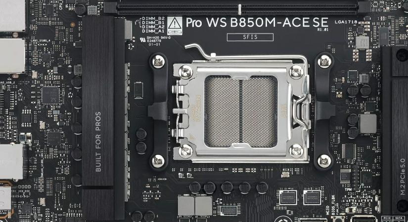 Socket AM5-ös Pro WS alaplapot mutatott be az ASUS