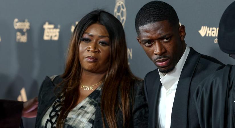 Kellemetlen helyzetbe hozta Ousmane Dembélét az édesanyja az Aranylabda-gála után