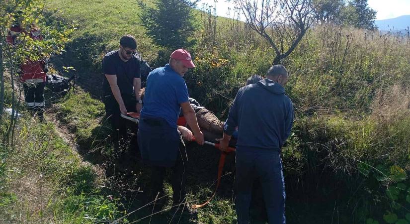 A Rahói járásban segítséget nyújtottak egy turistának, aki a hegyekben eltörte a lábát