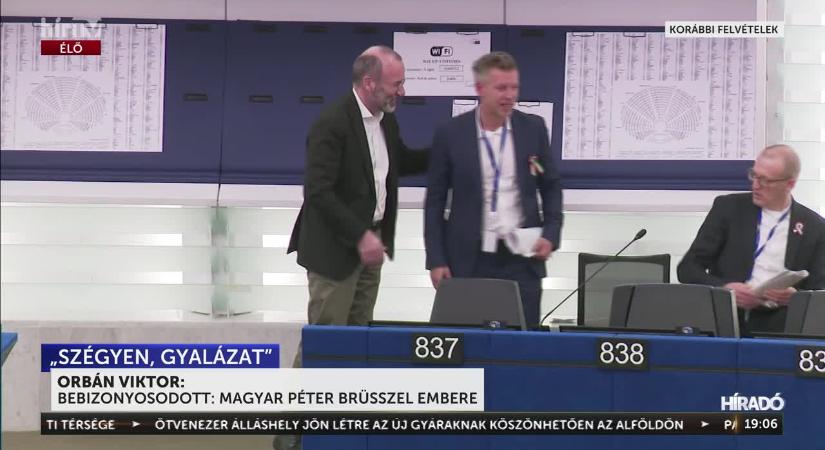 Orbán Viktor: bebizonyosodott, hogy a Tisza Párt elnöke Brüsszel fogott embere  videó