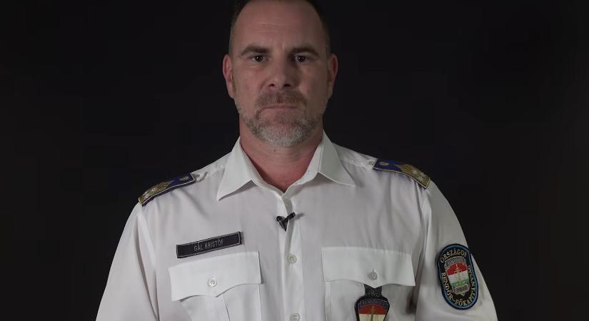 Videóüzenetet tett közzé a rendőrség Szabó Zsolt rendőrkapitány tragikus halála kapcsán