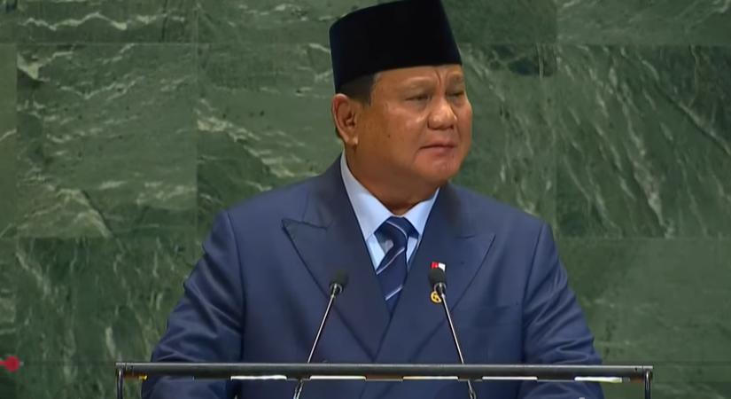“Salom” – Indonézia elnöke az ENSZ-közgyűlésen kiállt Izrael biztonságához való joga mellett
