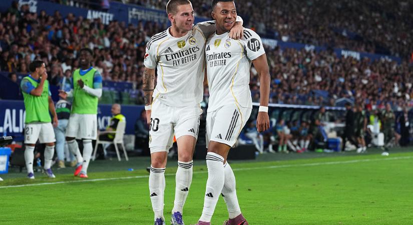 La Liga: Mbappe duplával és magabiztos győzelemmel hangolt a Real Madrid a hétvégi városi derbire – videóval
