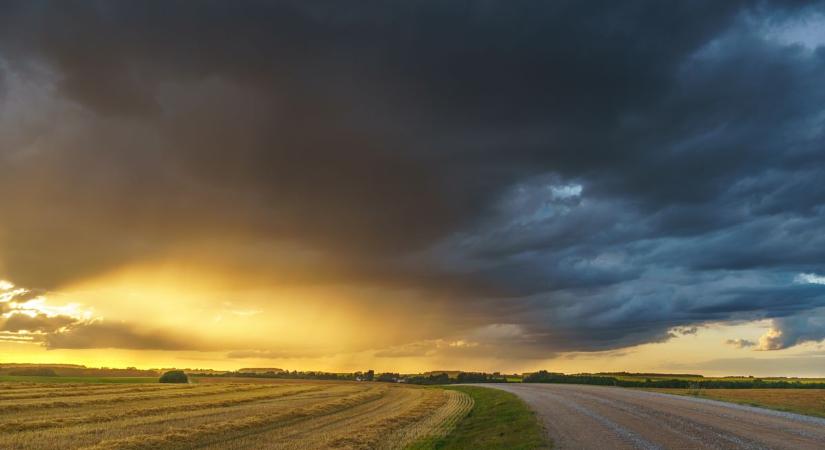 Szerdai időjárás – borongós ég és közelgő eső