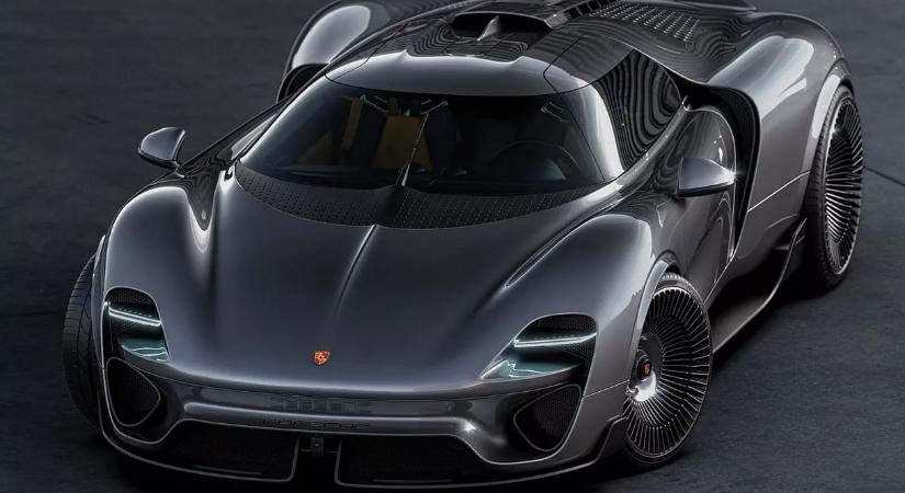 Álomszerű új Porsche hiperautó tűnt fel a színen