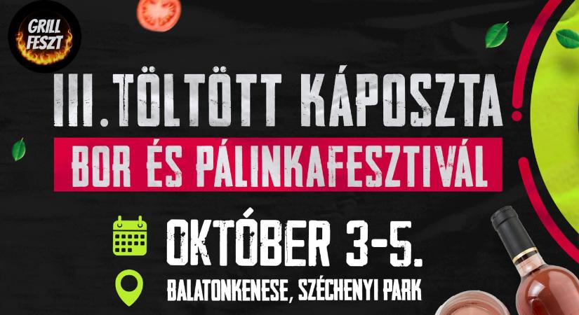 Töltött káposzta, Bor és Pálinkafesztivál 2025 Balatonkenese