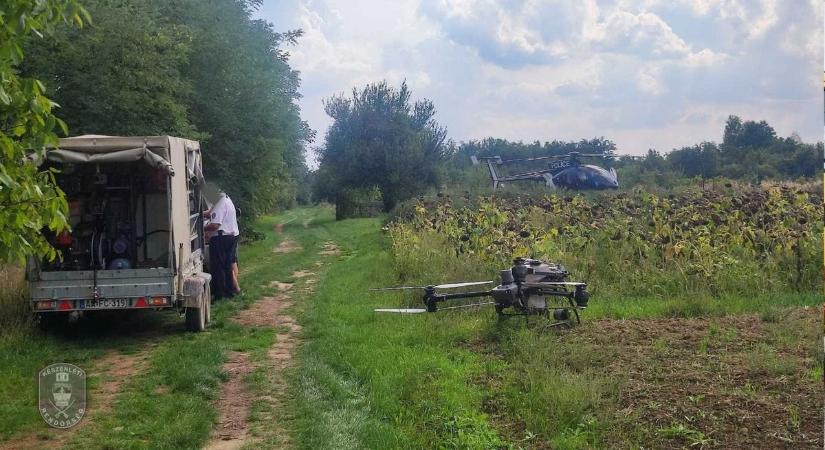 Helikoptert vetettek be a drónok ellen Zalában: nem fikció, ez már a valóság!