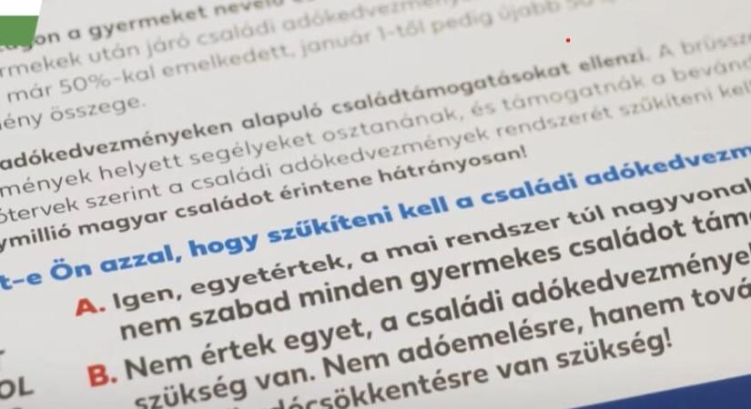 Bemutatták a nemzeti konzultáció második kérdését