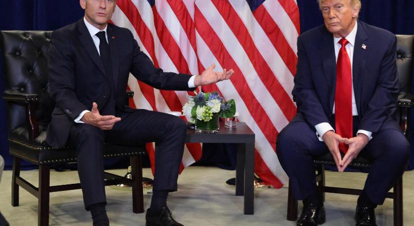 Emmanuel Macron jelezte Donald Trumpnak, hogy akkor talán kaphatna Nobel-békedíjat, ha leállítja a gázai háborút
