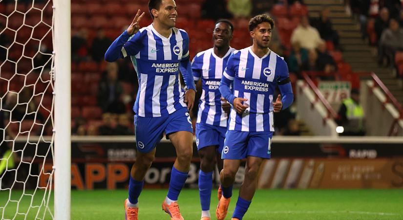 Angol Ligakupa: történelmi győzelmet aratott a Brighton! – képpel