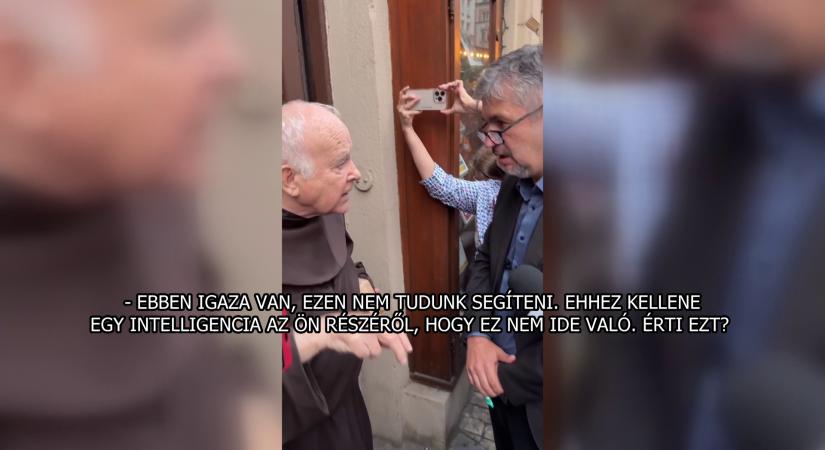 Elég volt – Nem hagyta szó nélkül az államtitkár, hogy Hadházyék rárontottak egy szerzetesre  videó