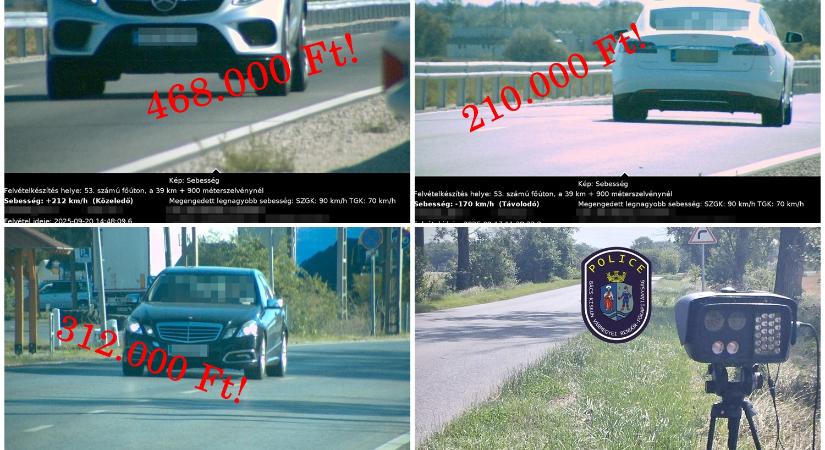 Három fotó, egymillió forint: így büntet a magyar rendőrség