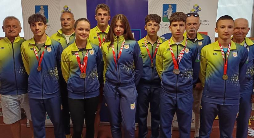 A Zalaszám-ZAC atlétája a valaha volt legjobb serdülő eredményt érte el