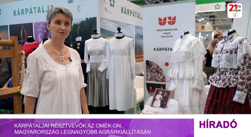 Kárpátaljai résztvevők az OMÉK-on, Magyarország legnagyobb agrárkiállításán (videó)