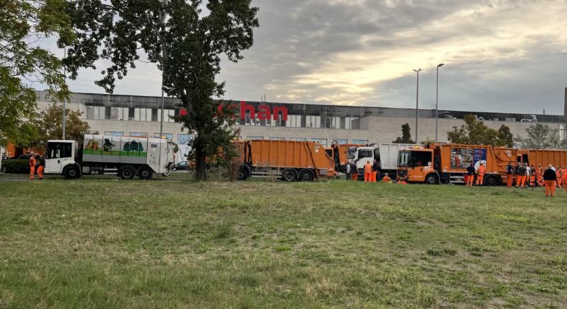 A MOL-székház elő borítja a szemet a III. kerület, ha nem folytatja a lomtalanítást a Mohu