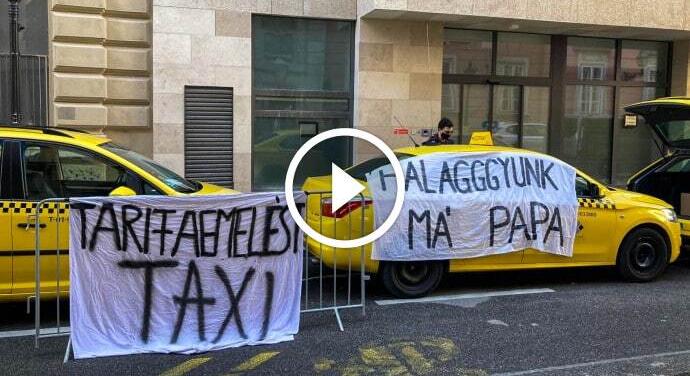 Karácsony Gergely és a taxisok összecsaptak a Városházán: „Innen ma nem megy haza senki” – Videó