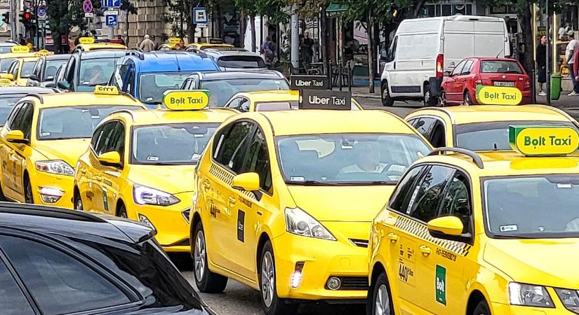 Bementek a taxisok a fővárosi közgyűlés ülésére: ebből az utcából nem megy ma haza senki