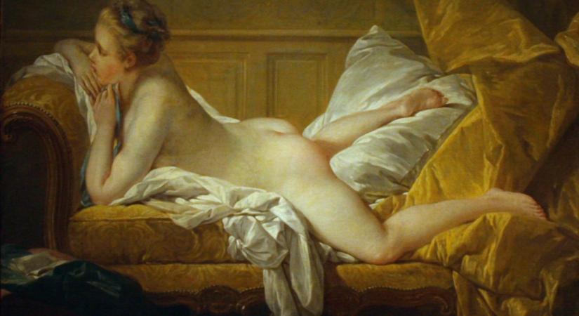 Erotika és művészet - Boucher: Pihenő lány