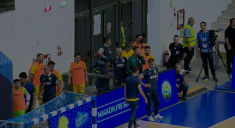 Románia–Magyarország: botrány a craiovai visszavágón, levonultak a pályáról a futsalválogatottak