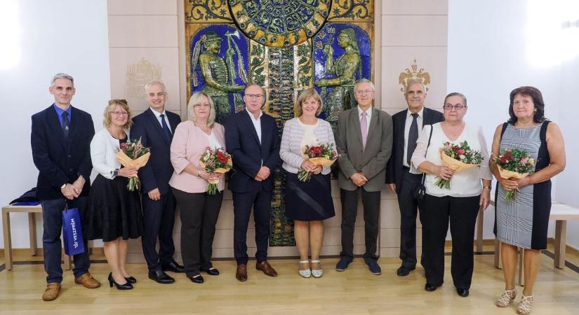 Az augusztus 20-án kitüntetett veszprémieket köszöntötték