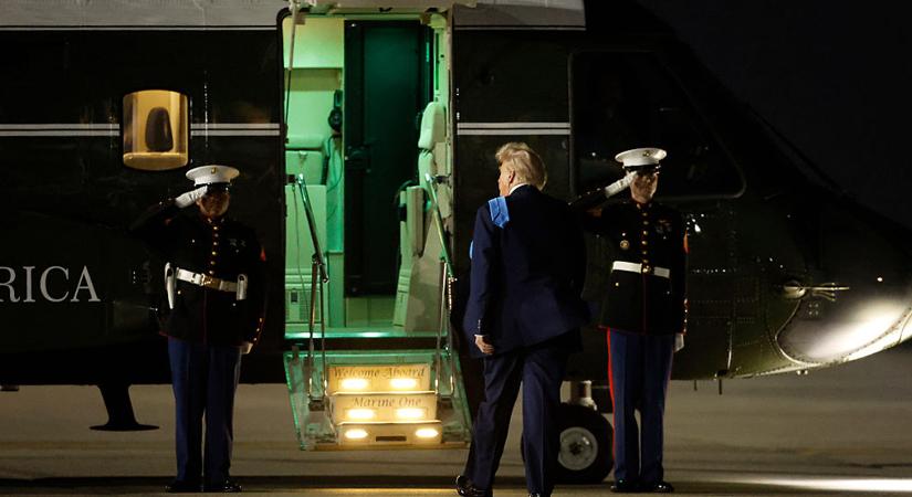Börtönbe kerülhet a férfi, aki meglézerezte Trump helikopterét