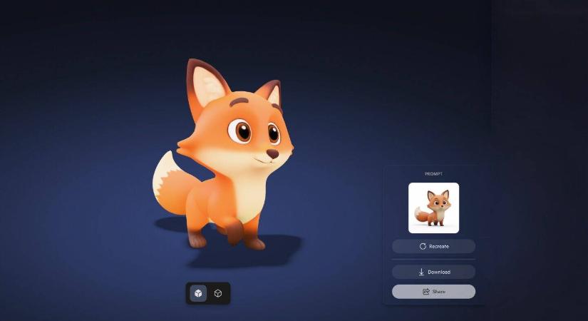 3D objektum készítése fotóból vagy képből a Copilotban, ingyen