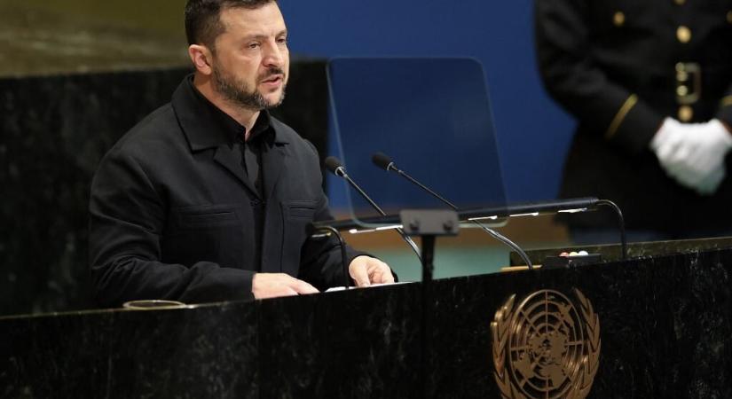 Zelenszkij az ENSZ-ben: Putyin kiterjeszti a háborút, ha nem állítják meg