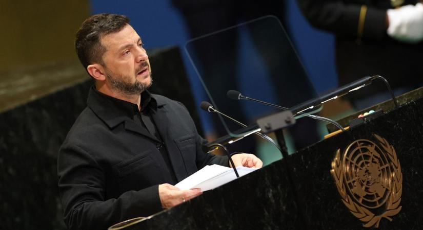Túl gyengék a nemzetközi intézmények – állapította meg Zelenszkij az ENSZ-ben, majd segítséget kért tőlük
