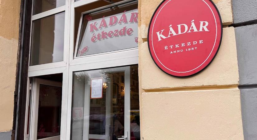 Újranyit a főváros legendás kifőzdéje, a Kádár Étkezde