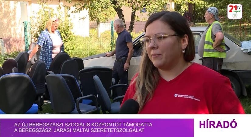 Az új beregszászi szociális központot támogatta a Beregszászi Járási Máltai Szeretetszolgálat (videó)
