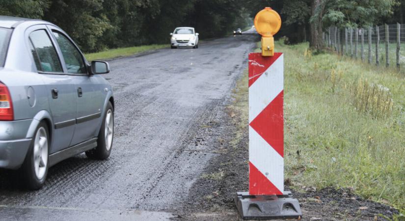 Részben felújítják az utat Nagyatád és Somogyszob között