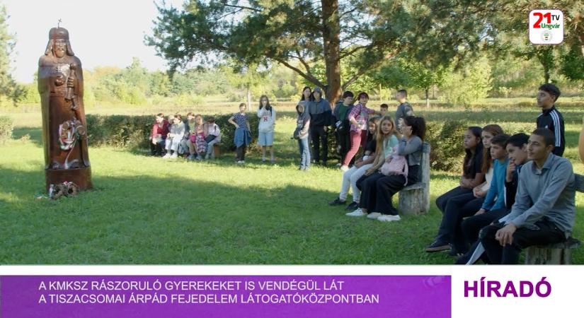A KMKSZ rászoruló gyerekeket is vendégül lát a tiszacsomai Árpád Fejedelem Látogatóközpontban (videó)
