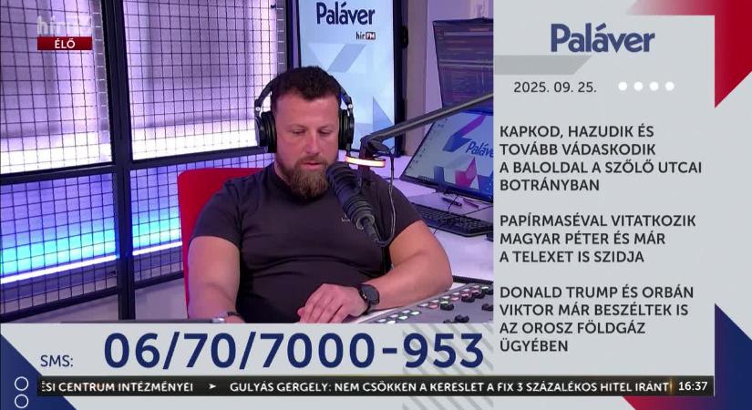 Paláver – Papírmaséval vitatkozik Magyar Péter és már a Telexet is szidja  videó