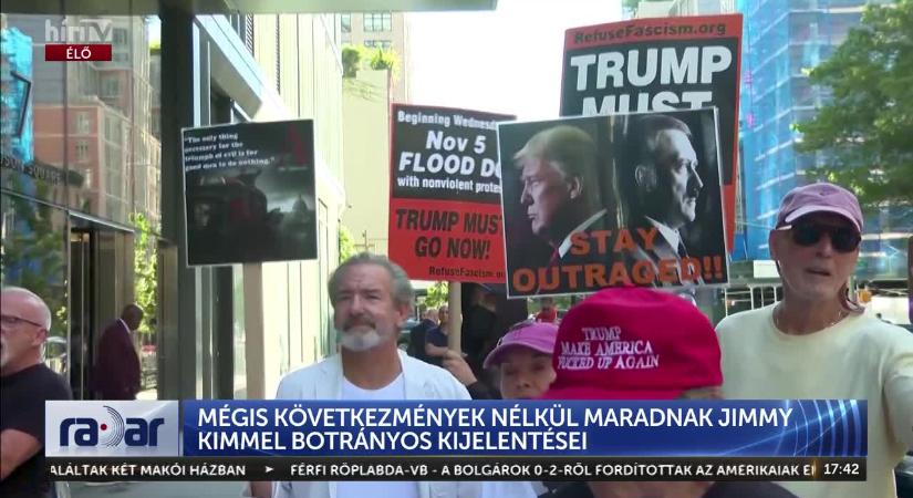Radar - Jimmy Kimmel súlyos szavai után rúgják ki az emberek tömegét: itt az újabb háború az ABC-nél  videó