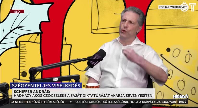 Lenini és nyilasi diktatúrához hasonlította Schiffer András a Hadházy-tüntetést. - „Csőcselék berobban egy templomba.”  videó