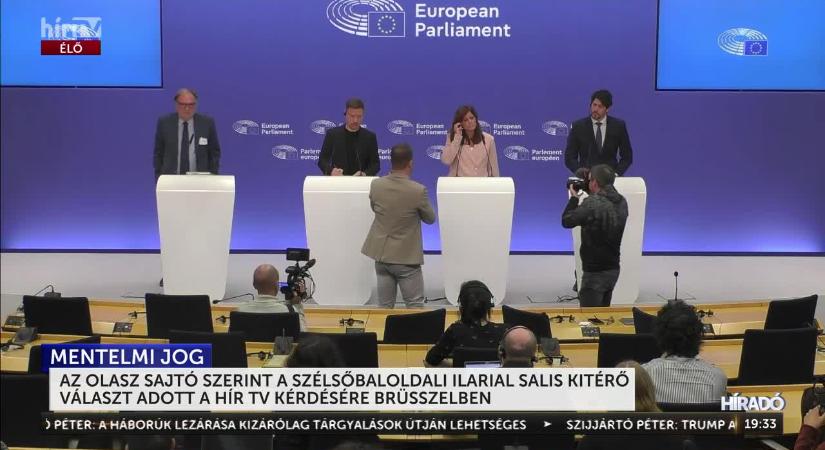 A Hír TV tudósítója a brutálisan megvert áldozat fotóját mutatta Ilaria Salisnak Brüsszelben  videó
