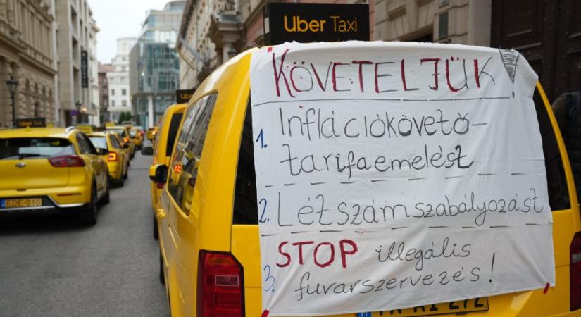 Azt ígérik a taxisok, hogy idén még tüntetni fognak Budapesten