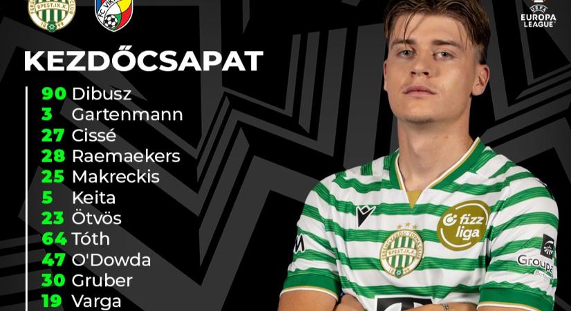 Varga és Gruber a Ferencváros csatárkettőse a Plzen ellen