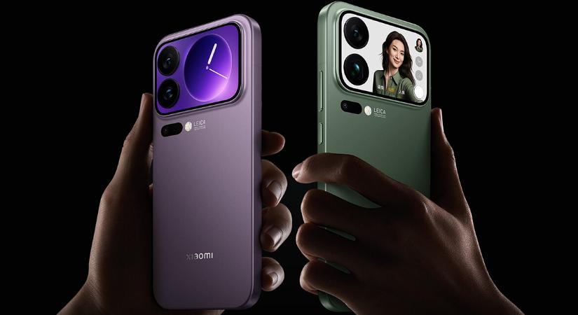 Kijelző került a kamerasávra a Xiaomi 17 Pro és 17 Pro Max hátulján