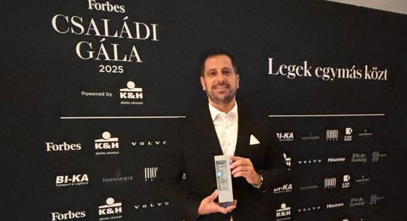 Forbes Generációváltó Díjjal tűntették ki Balogh Ádámot