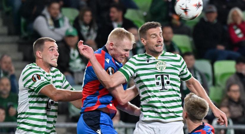 Európa-liga: FTC–Viktoria Plzen 1-1, több mint 50 perc emberhátrány után a semmiből szereztek gólt és mentettek pontot a zöld-fehérek