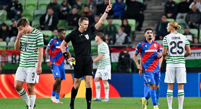 FTC–Plzen: „Sok mindent tettünk azért, hogy elveszítsük a meccset” – a piros lap megpecsételte a fiatal játékos sorsát