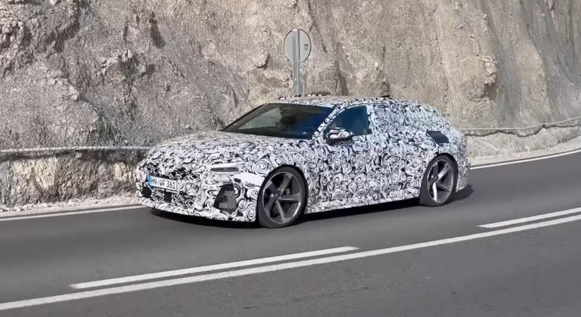 Friss videón a rekorderősnek ígérkező vadonatúj Audi RS6