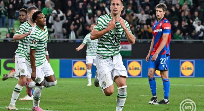 Az utolsó pillanatban mentett pontot a Fradi a Viktoria Plzen ellen