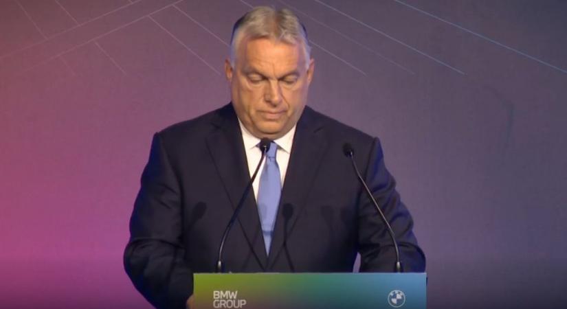 „Itt nem lesz hadigazdaság” – Orbán a debreceni BMW-gyár átadásán is felmondta az aktuális propagandát