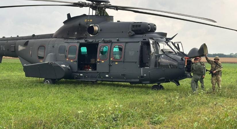 Kényszerleszállást hajtott végre egy Pápán gyakorlatozó honvédségi helikopter