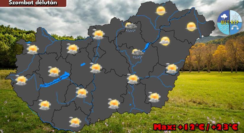 Marad a hűvös idő, helyenként futó záporesővel